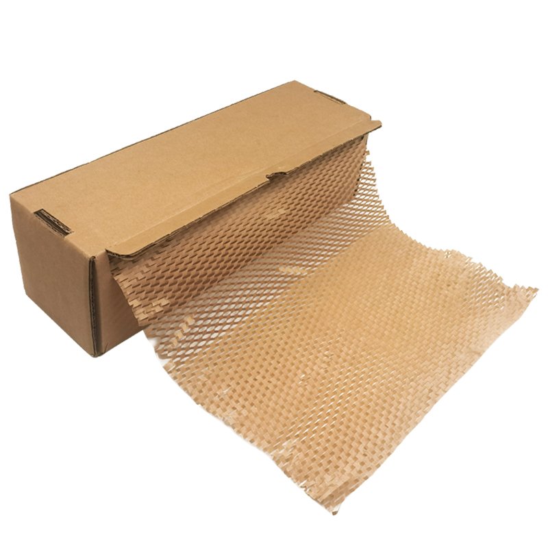 Best-Selling Honeycomb Protection Wrapping Packaging Kraft Paper With Corrugated Box For Packaging