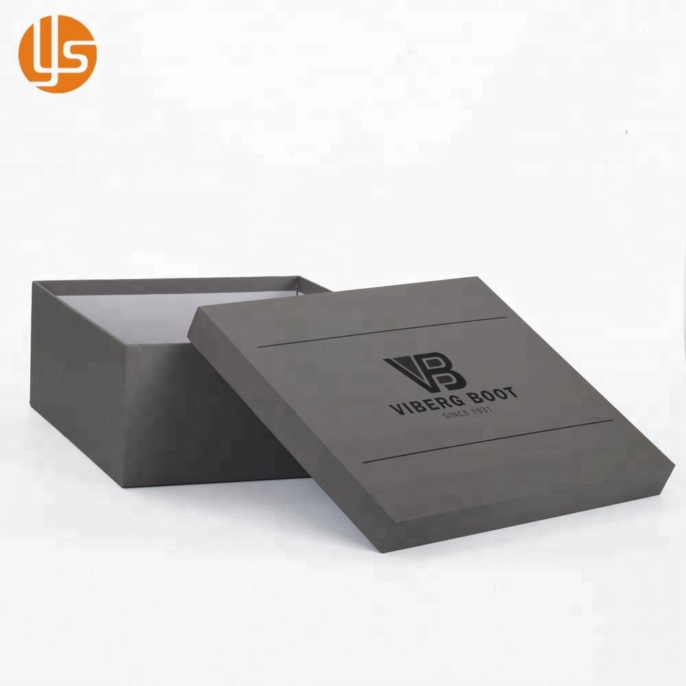 Manufacturer Luxury Unique Fashional Cardboard Boot Box Packaging Bulk Custom wholesale giant Shoe Box with Logo