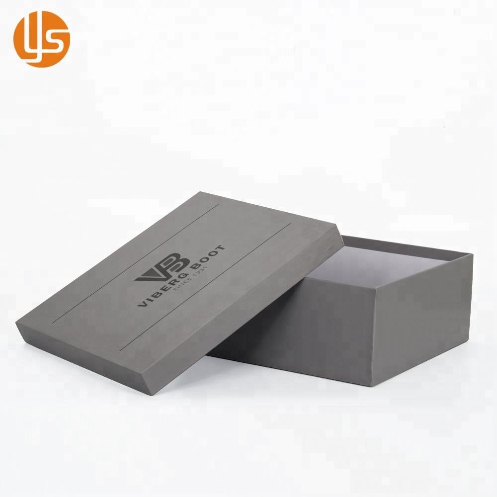 Manufacturer Luxury Unique Fashional Cardboard Boot Box Packaging Bulk Custom wholesale giant Shoe Box with Logo