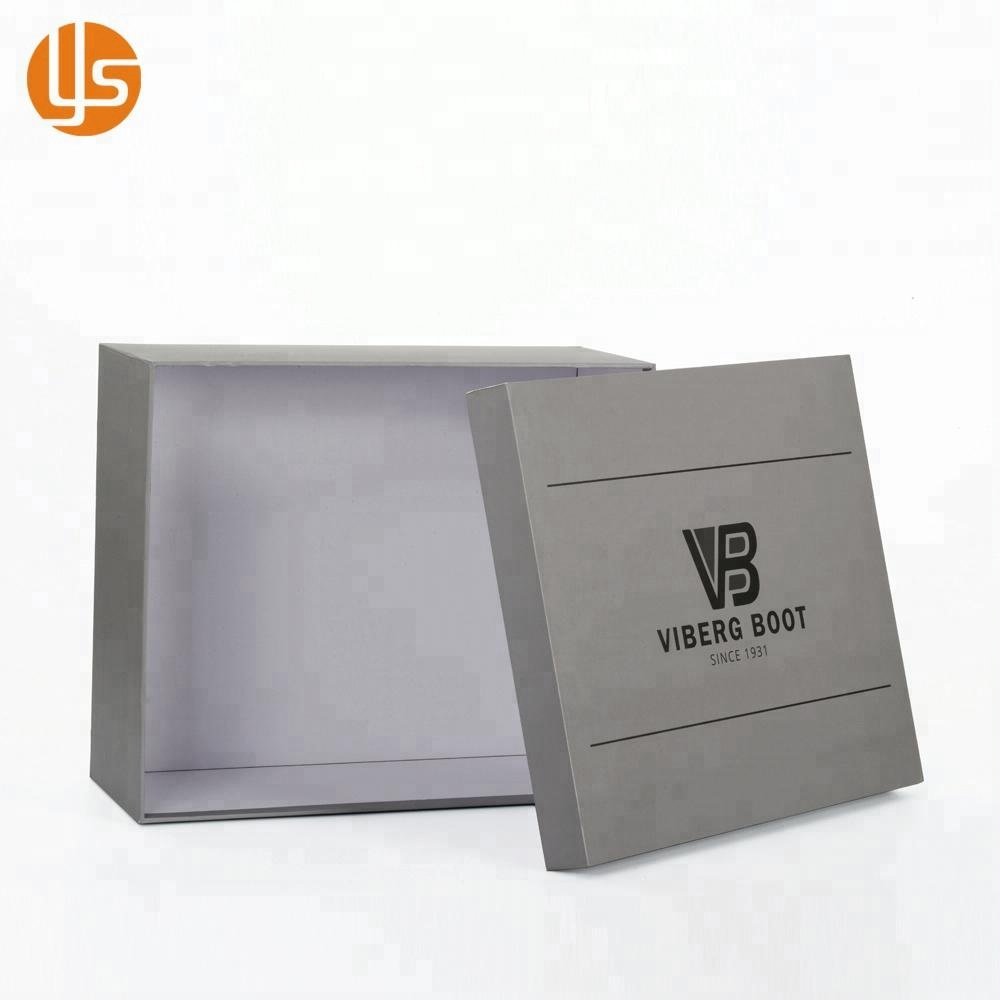 Manufacturer Luxury Unique Fashional Cardboard Boot Box Packaging Bulk Custom wholesale giant Shoe Box with Logo