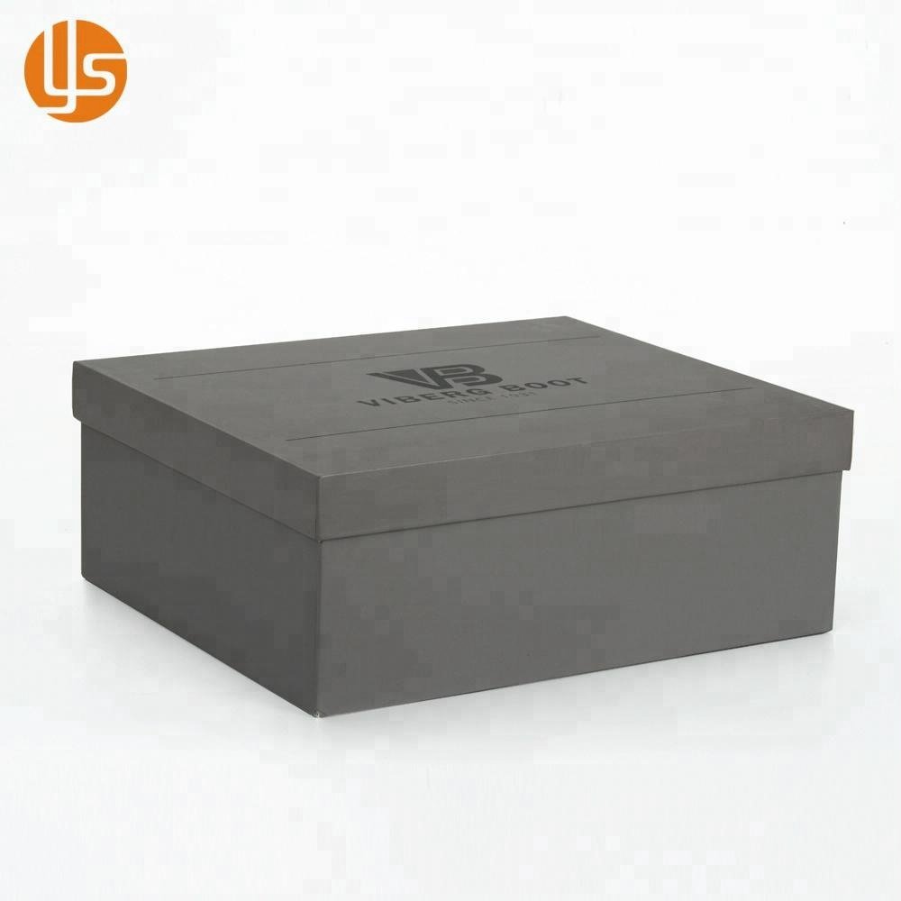 Manufacturer Luxury Unique Fashional Cardboard Boot Box Packaging Bulk Custom wholesale giant Shoe Box with Logo