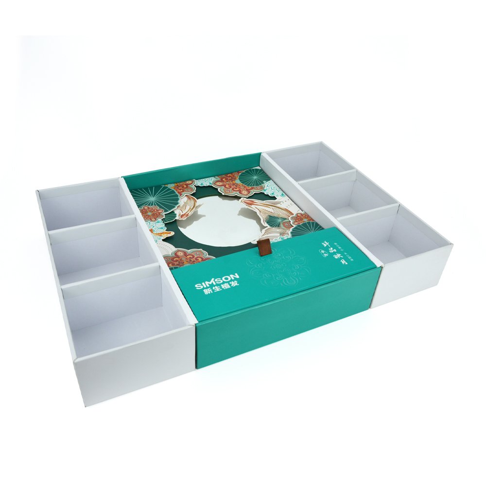 Luxury Custom Logo 3D Design Double Open Craft Skincare Makeup Box Cosmetic Gift Packaging Box For perfume Scented Candle