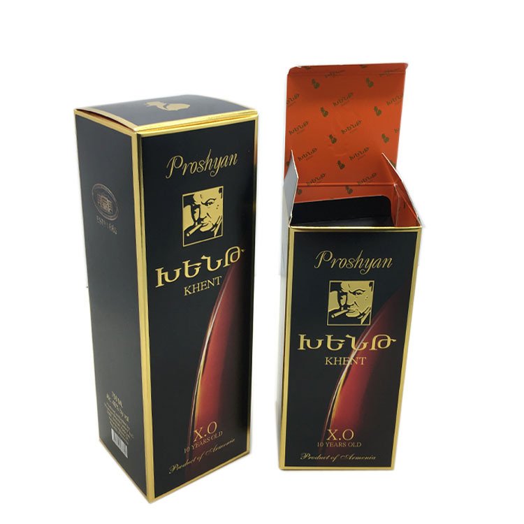 Brand Custom Premium Luxury Red Wine Gift Carrier Box XO Wine Bottle Packaging Delivery Cardboard Package Carton Box