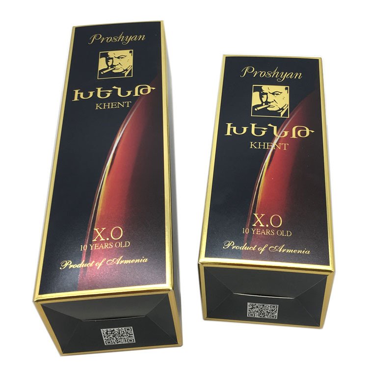 Brand Custom Premium Luxury Red Wine Gift Carrier Box XO Wine Bottle Packaging Delivery Cardboard Package Carton Box