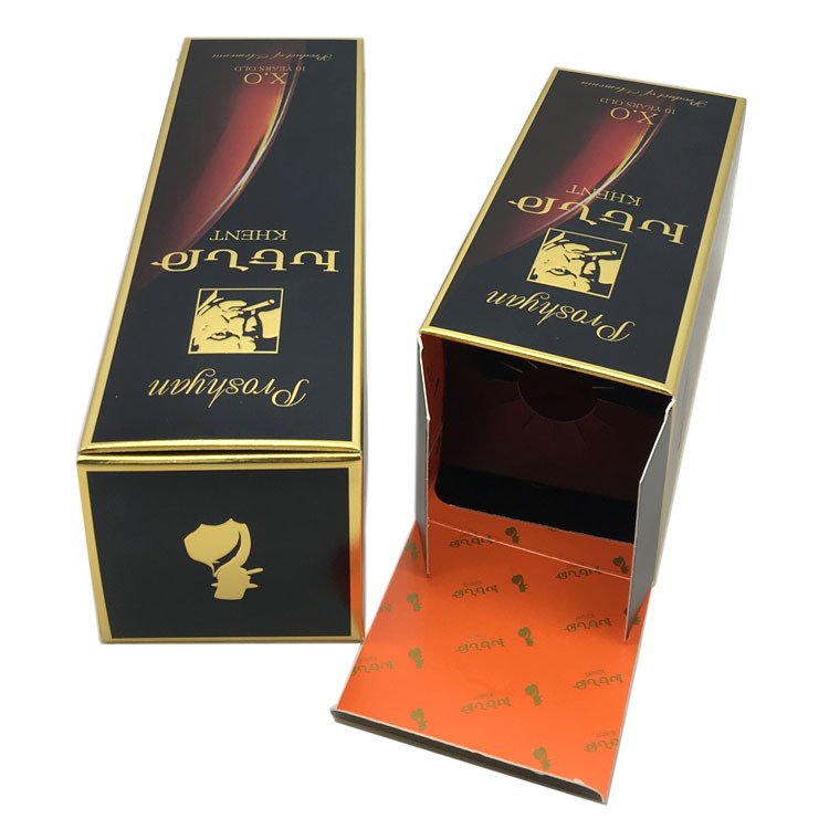 Brand Custom Premium Luxury Red Wine Gift Carrier Box XO Wine Bottle Packaging Delivery Cardboard Package Carton Box