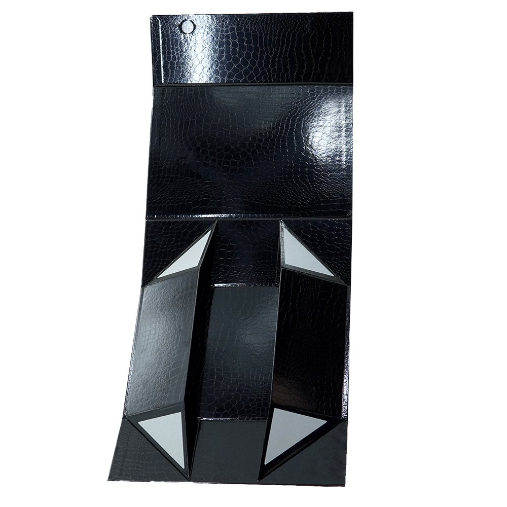 Factory Custom Matte Black Luxury Foldable Hard Paper Box Magnetic Closure Gift Box Cardboard Box packaging