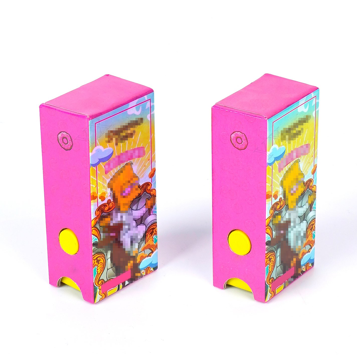 Custom Logo Empty Gift Paper Child Proof 1ml Cartridge Cardboard Packaging Paper Box with Foam