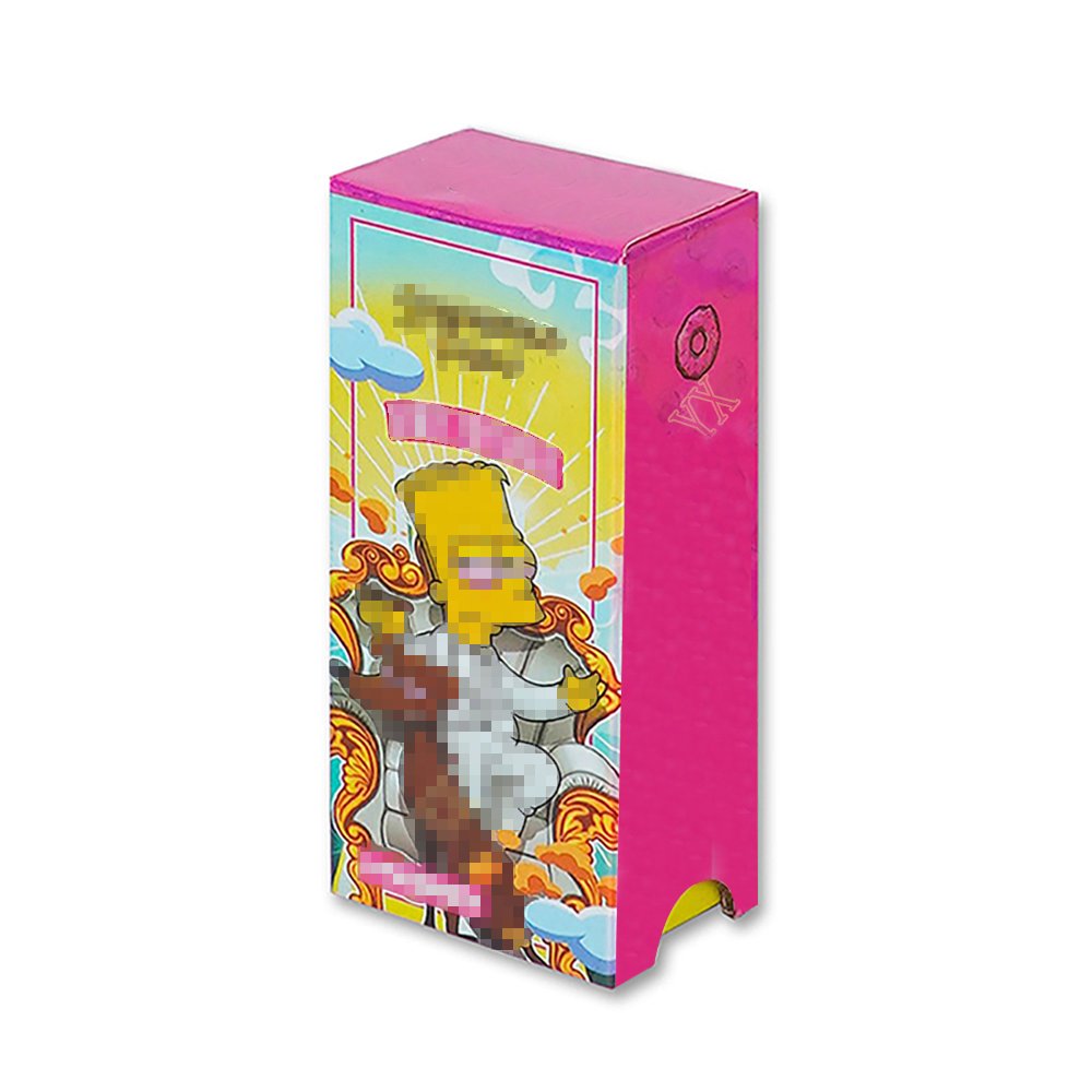 Custom Logo Empty Gift Paper Child Proof 1ml Cartridge Cardboard Packaging Paper Box with Foam