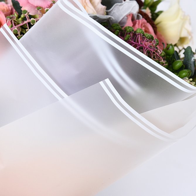 Colorful plastic florist fresh flower packaging wrapping paper waterproof