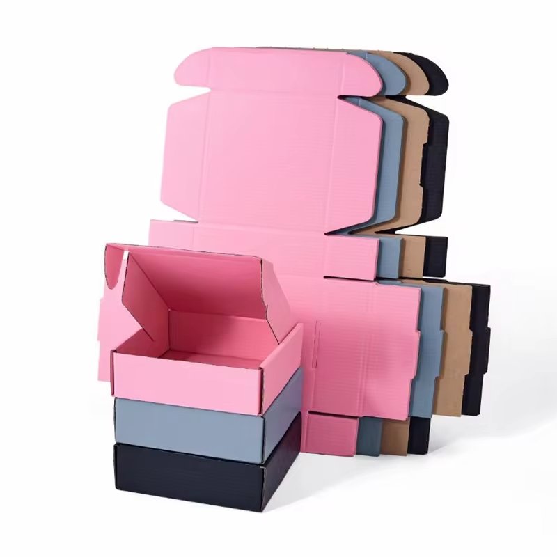 Custom Logo Packaging Large Cardboard Carton Mailer Box Baby Clothing Shoes Corrugated Packaging Paper Shipping Boxes