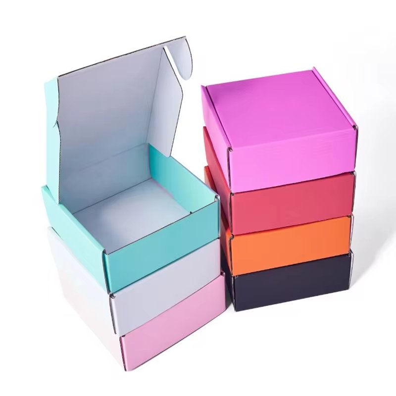 Custom Logo Packaging Large Cardboard Carton Mailer Box Baby Clothing Shoes Corrugated Packaging Paper Shipping Boxes