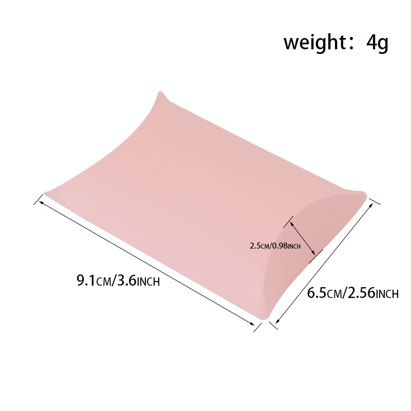Factory Direct Selling Colorful Pillow Shape Candy Boxes Party Favour Gift Paper Boxes Small Packing Boxes Wholesales