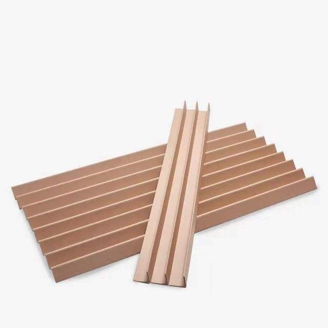 Brown Certified High Strength Paper Corner Protector For Shipping For Logistics Boxes & Packaging