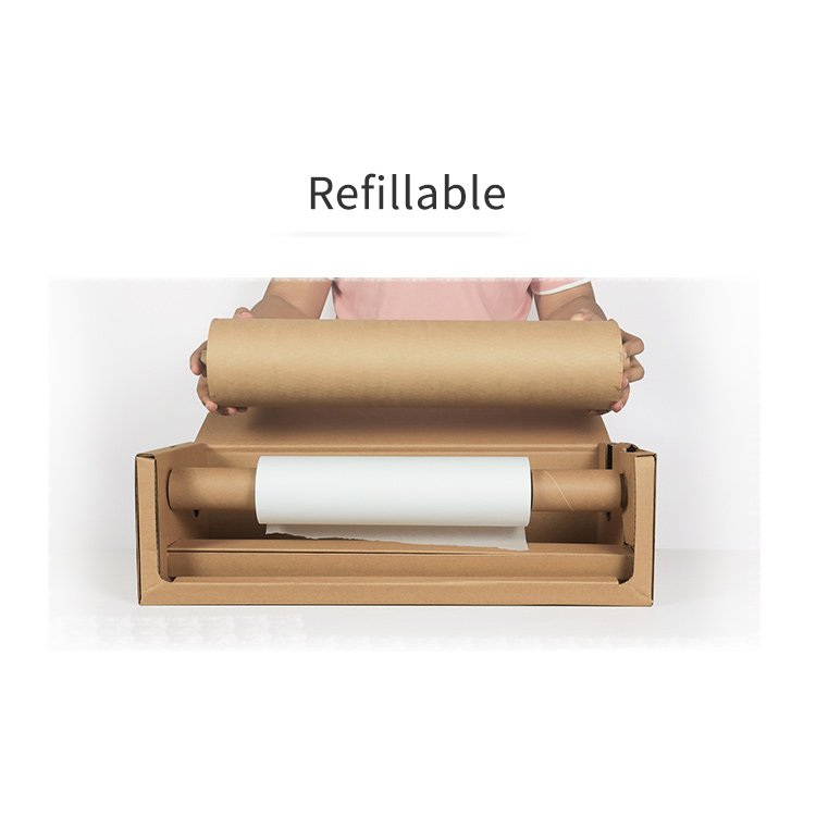 PaperEZ Custom Color Corrugated White Honeycomb Paper Roll Wrapping