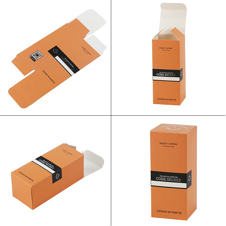Eco Friendly Custom Logo Fold Rectangle Cosmetic Paper Packaging Box