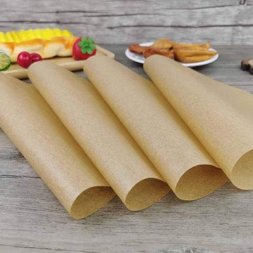 Cake Greaseproof White Silicone Paper Baking Sandwich Baking Paper Sheets In Roll