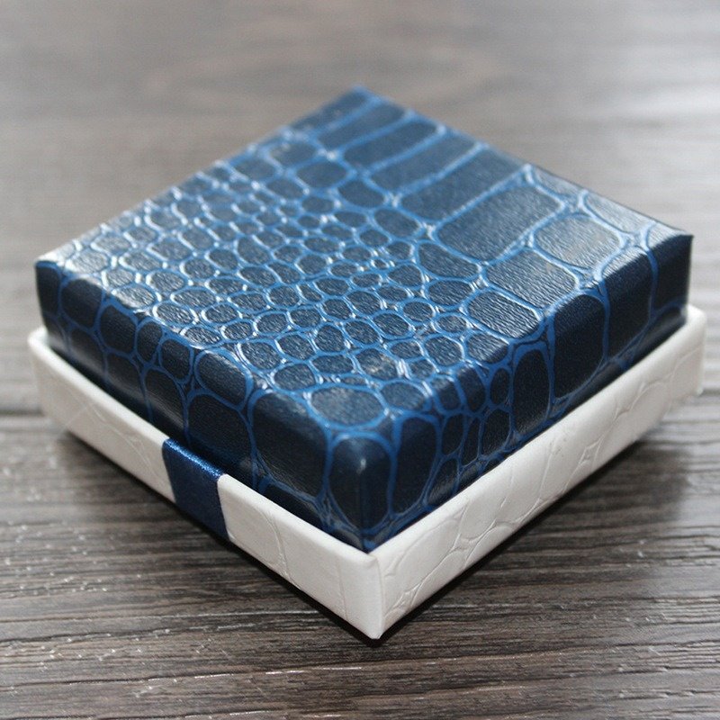 Wholesale new design Factory Crocodile grain ring box Jewelry Paper Box Drawer Jewelry Packaging Box With Ribbon