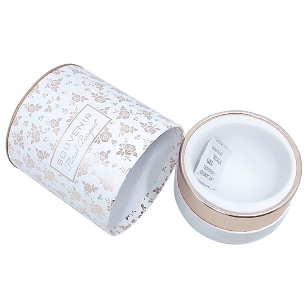 New Color Printed Luxury Eco Friendly Matt Dolls Perfume Bottles Essential oil Cosmetic Gift Packaging Paper Gift Round Box