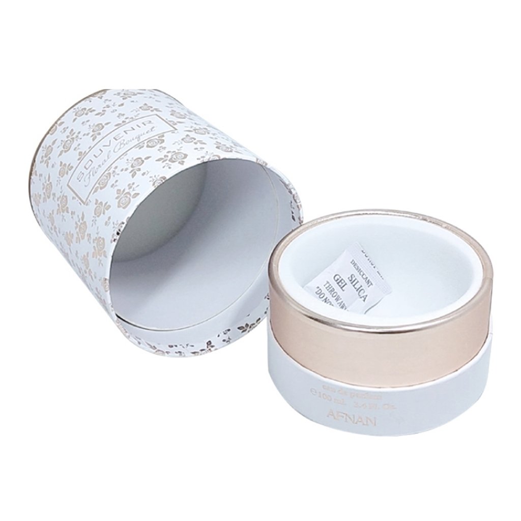 New Color Printed Luxury Eco Friendly Matt Dolls Perfume Bottles Essential oil Cosmetic Gift Packaging Paper Gift Round Box