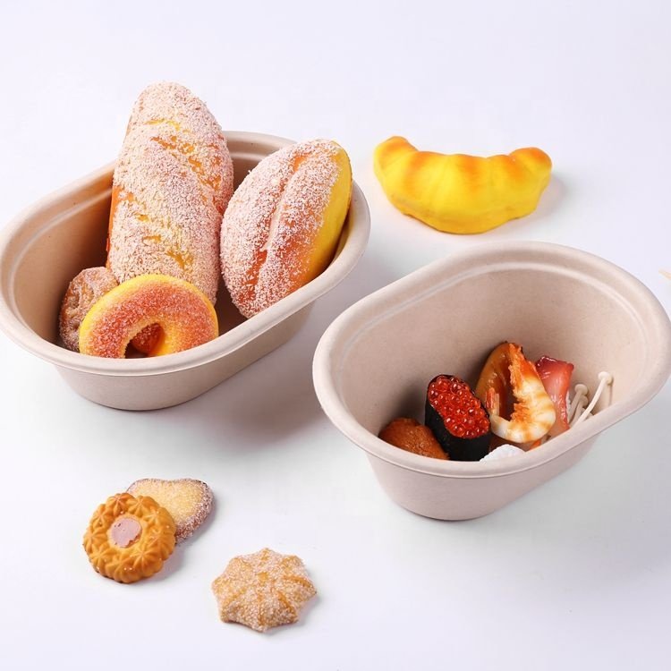 High-Class Custom Packaging Baby Food Fruit Recyclable Bamboo Fiber Pulp Eco-Friendly Biodegradable Plastic Environmental