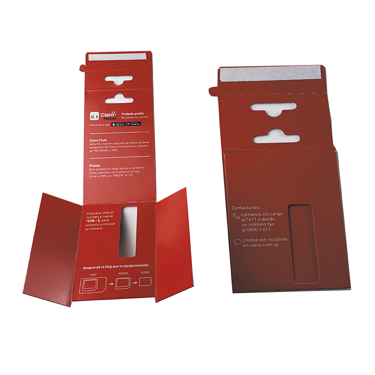 Custom 4G 5G sim card unique packaging