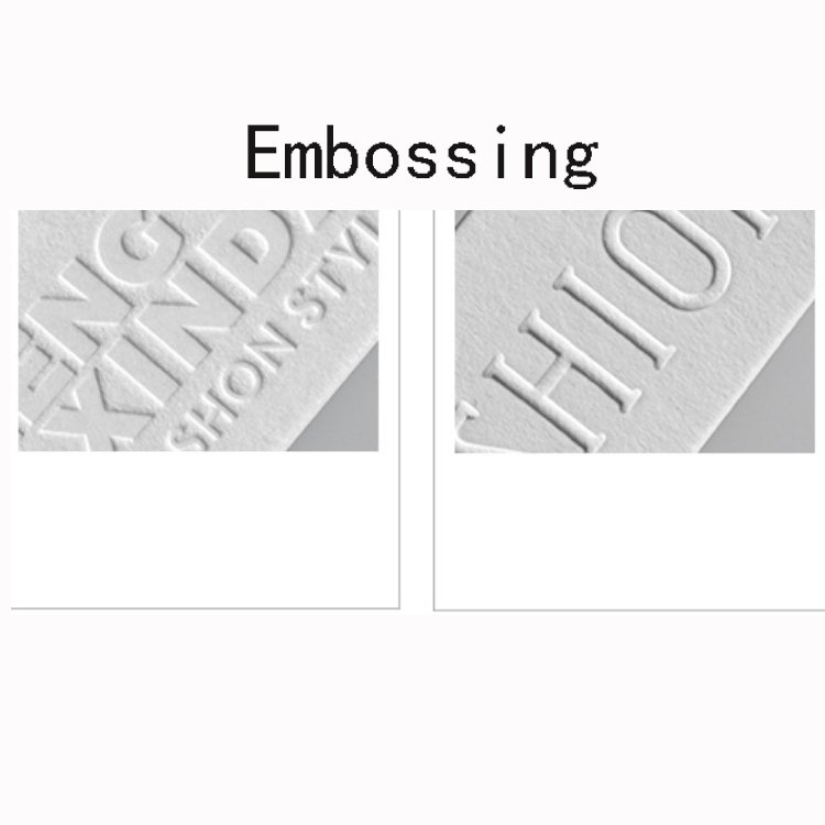 Business Cards Logo simple 300g coated paper cards hangtag embossing Paper Biodegradable Seed Paper Thank You Greeting Card