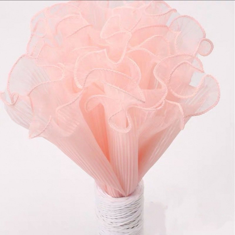 Solid Colors Korean Style Waterproof Unique Flowers Wrapping Paper Packaging