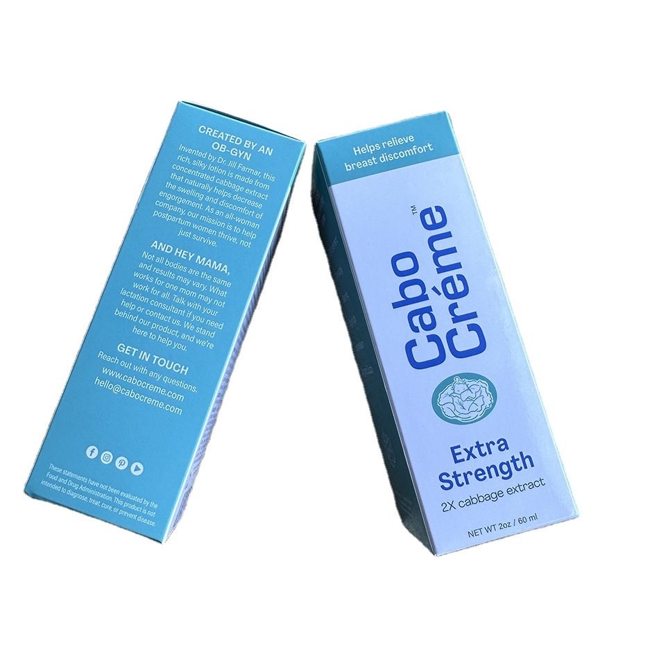 Personalized Essential Oil Dropper Bottle Perfume Packaging Box With Custom Logo Cosmetic Skincare Products Paper Box