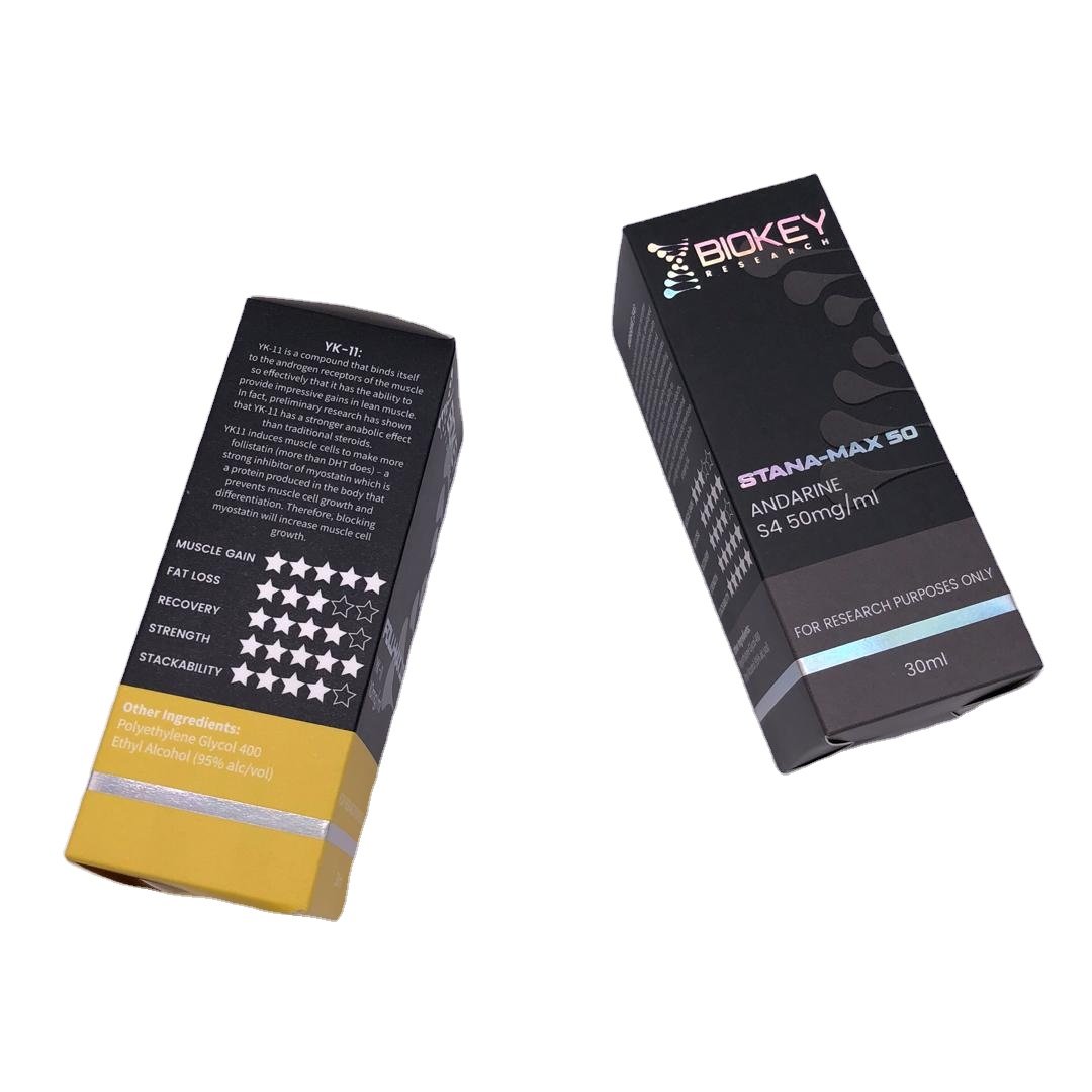 Personalized Essential Oil Dropper Bottle Perfume Packaging Box With Custom Logo Cosmetic Skincare Products Paper Box