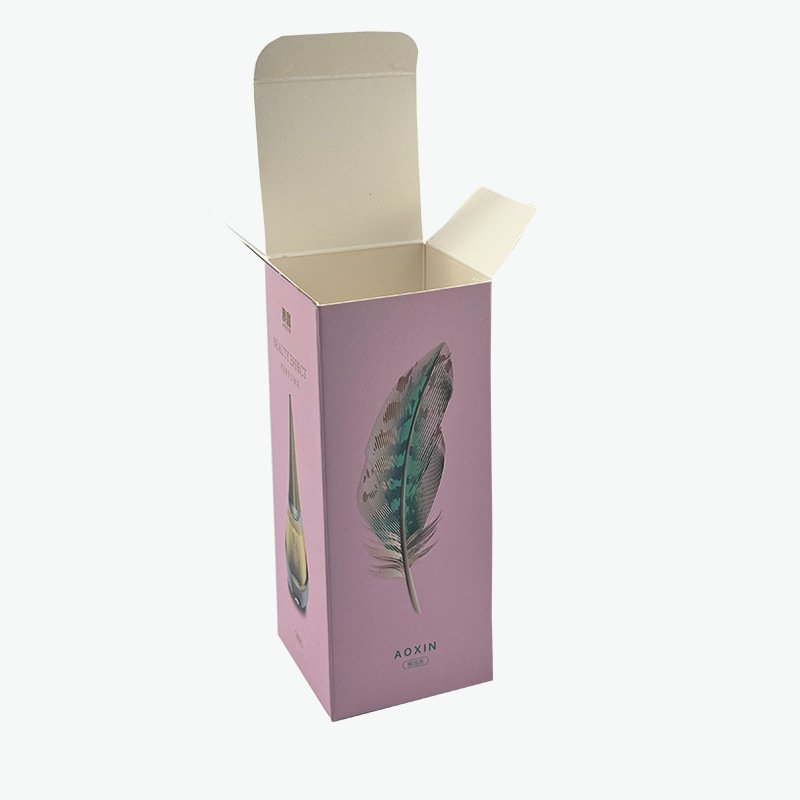 Personalized Essential Oil Dropper Bottle Perfume Packaging Box With Custom Logo Cosmetic Skincare Products Paper Box