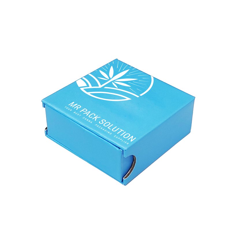 Custom Luxury Pre Smell Proof Roll Pull Packaging Paper Box with Stash Jar Container