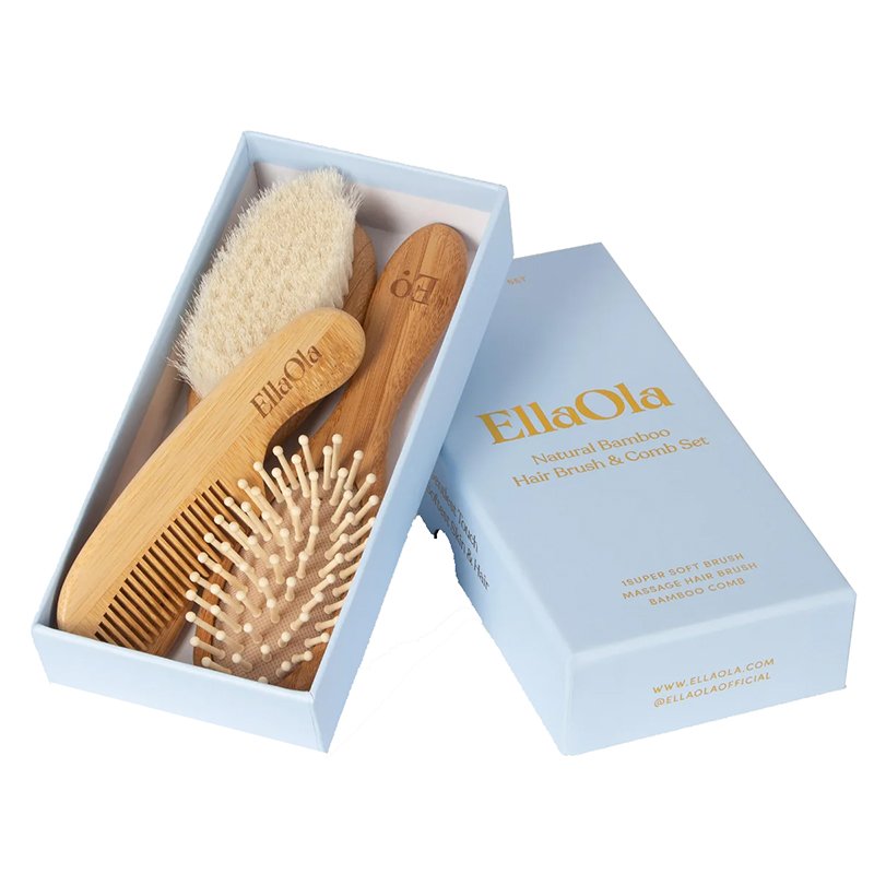 OEM Hair comb Detangling Tangle Hairbrush package paper box for ABS Anti-static detangling Hair Brush packaging boxes