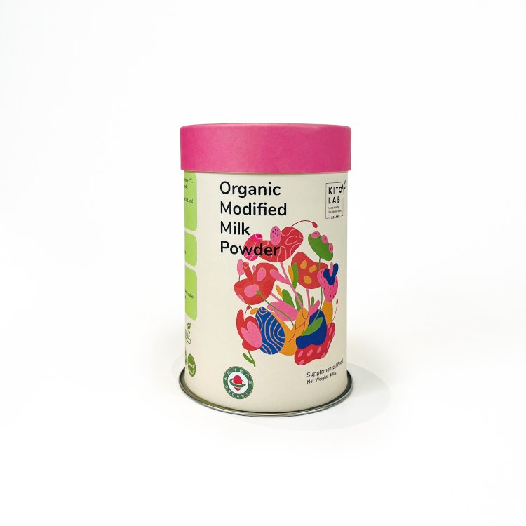 Sustainable Pure Organic custom artwork packaging paper cardboard tube cylinder box for food powder