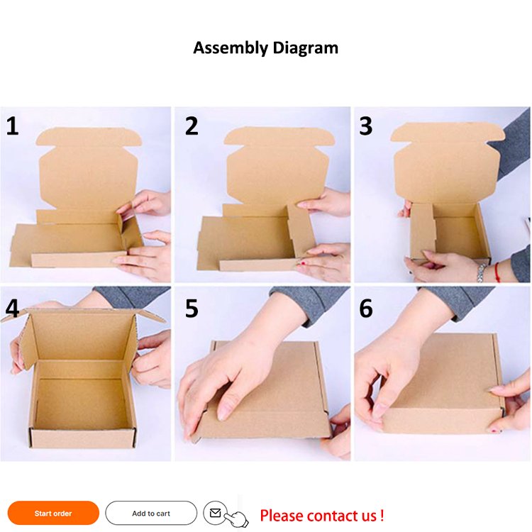 Custom Eco-friendly Biodegradable Mailer paper Box Shipping Folding Aircraft packaging Boxes For Clothing