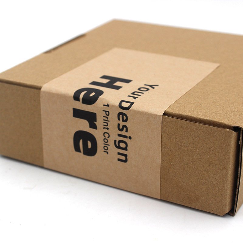 Custom Logo Printed Packaging Packing Customized Kraft Paper Tape With Logo Printing 4Cm 4713