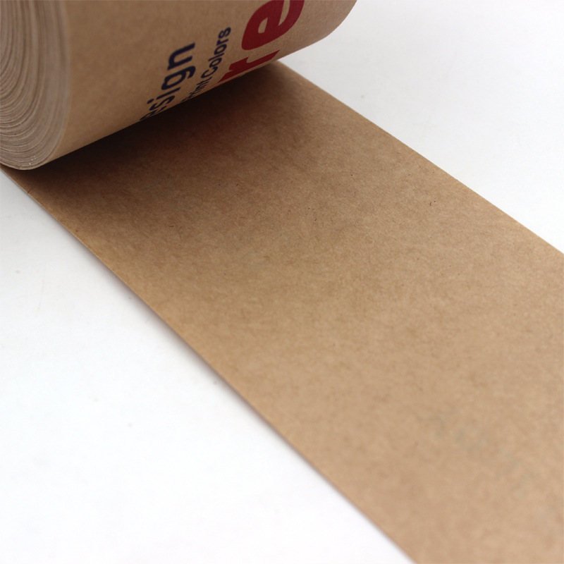 Custom Logo Printed Packaging Packing Customized Kraft Paper Tape With Logo Printing 4Cm 4713