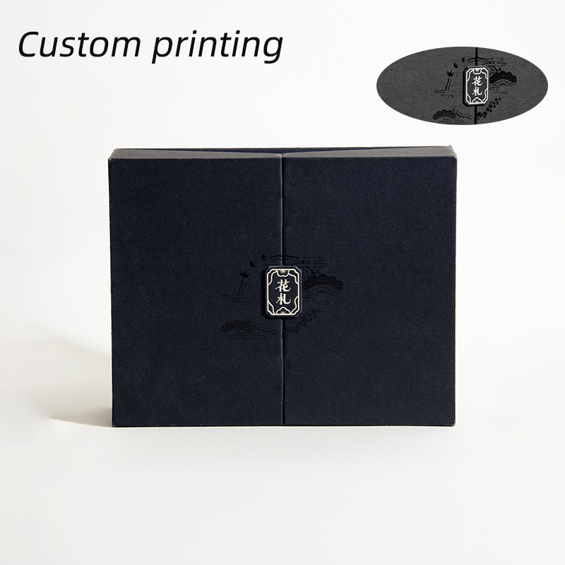 customized Printing process logo Luxury brand product gift display sales Drawer lift magnetic 2 doors paper packaging box