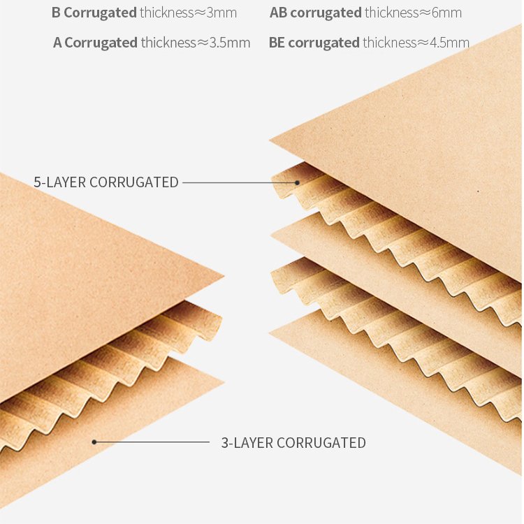 Custom logo printed Corrugated Packaging recyclable box Cardboard Strong Brown Moving Corrugated Shipping Boxes Cardboard Boxes