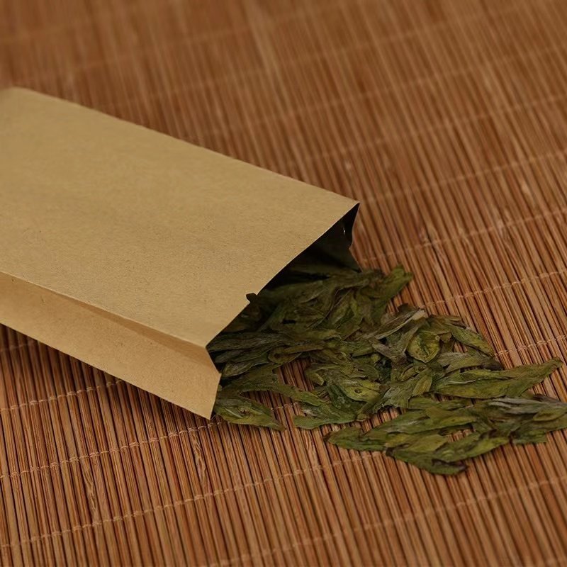 In Stock And Custom Metallized Brown Kraft Paper Aluminum Foil Heat Seal Powder Sugar Individual Stick Sachet Packets Bag