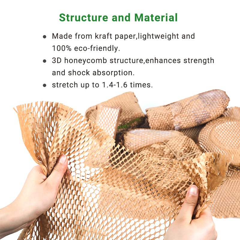 100% Eco-friendly Recyclable PaperEZ Honeycomb Paper bottle Packaging for Logistics Packaging