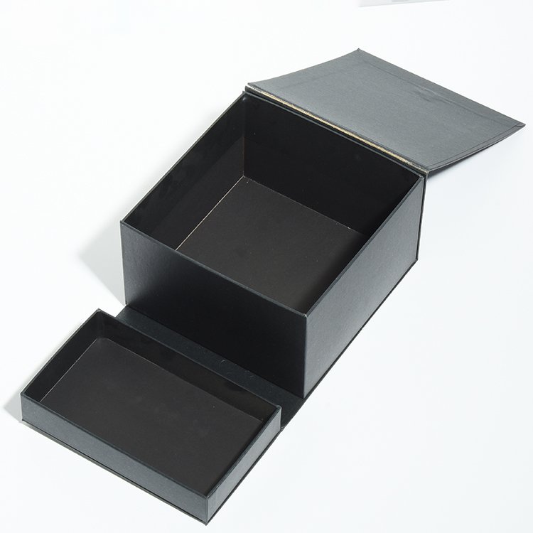 Custom Logo Size Color Necklace Ring Eco Friendly Luxury Gift Case Foldable Small Paper Jewelry Box