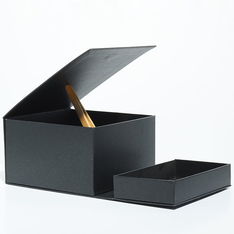 Custom Logo Size Color Necklace Ring Eco Friendly Luxury Gift Case Foldable Small Paper Jewelry Box