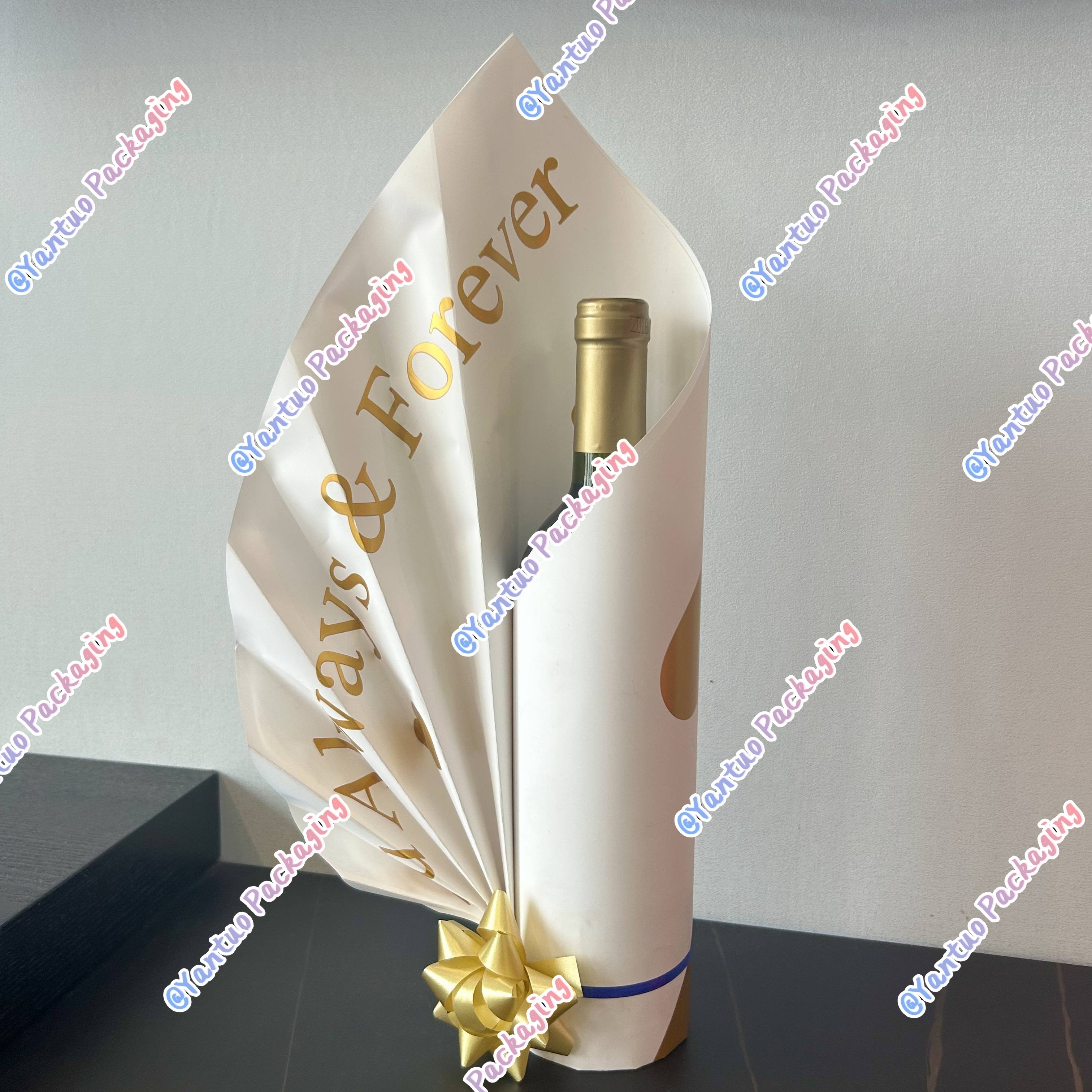 Valentine's Day flower wrapping paper waterproof double-sided Korean flower wrapping paper florist supplies Wine Wrapping Paper
