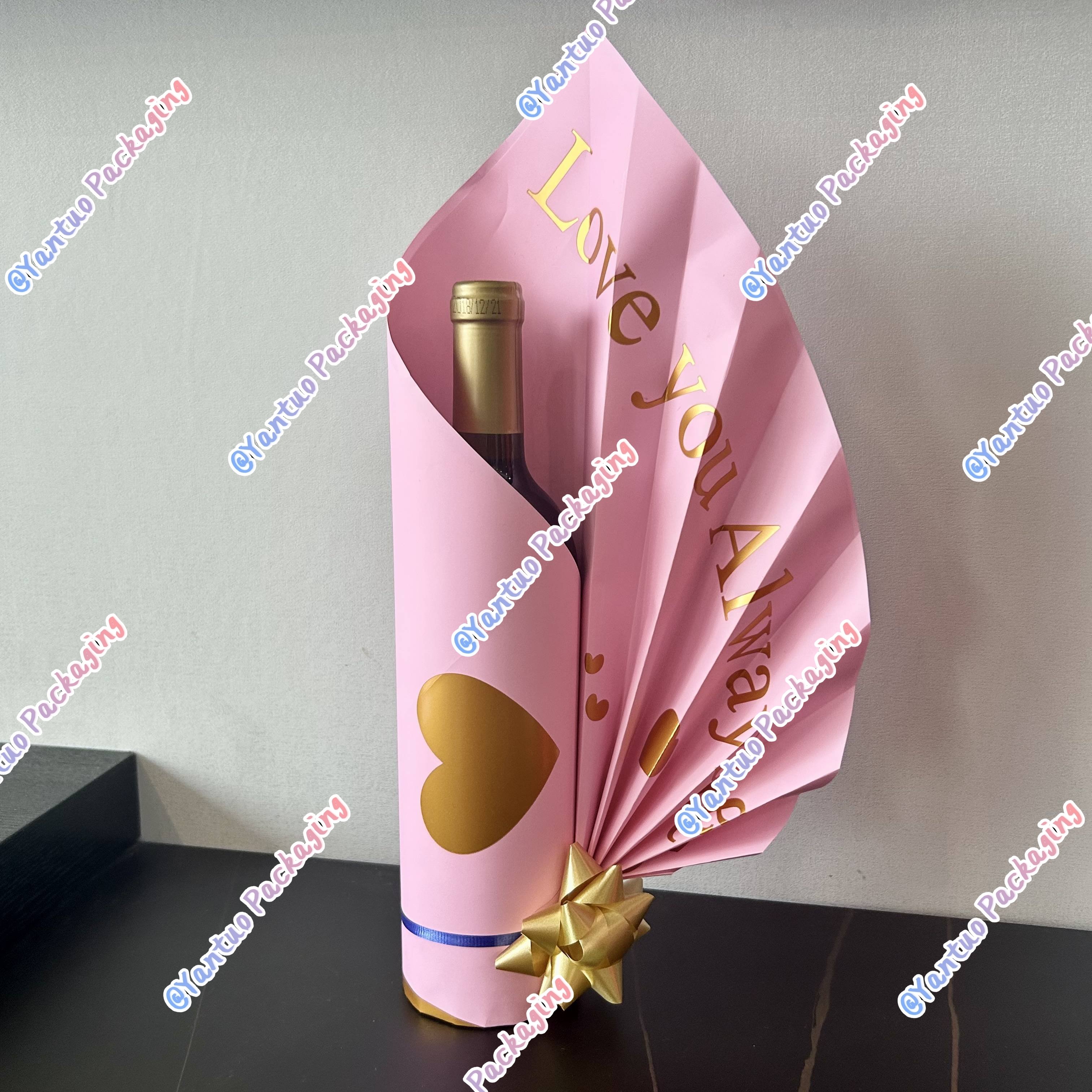 Valentine's Day flower wrapping paper waterproof double-sided Korean flower wrapping paper florist supplies Wine Wrapping Paper