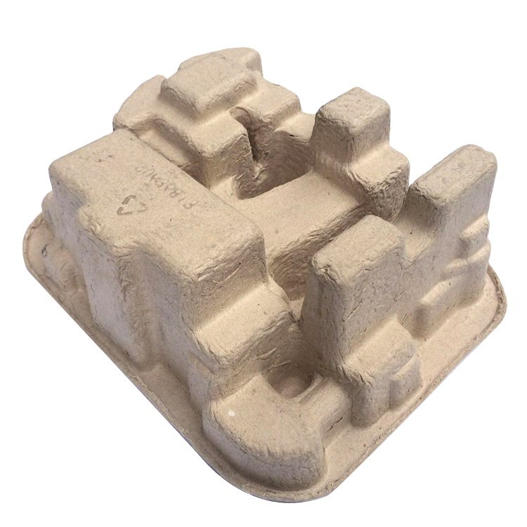 Pulp Packaging Trays Sustainable Eco Friendly Products Pulp Moulded Process Type and Accept Custom Order Recycled Paper CN;GUA