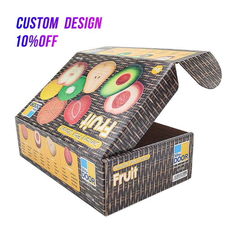 Small Luxury Cosmetic Recycled Colour Printing Logo Shipping Mailer Packaging Paper Box
