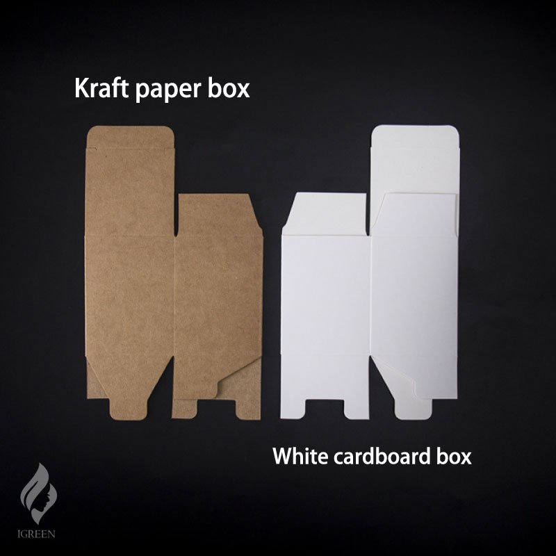 Kraft Paper Box Square White Cardboard Box DIY Gift Box for Soap Cookies Jewelry Gift Packaging Candy Cookies Cake Baking