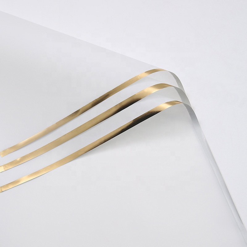 Stock Korean Paper Translucent Waterproof Florist Bouquet Packaging Materials Matte Paper for Flowers Solid Color PE OPP Opp Bag