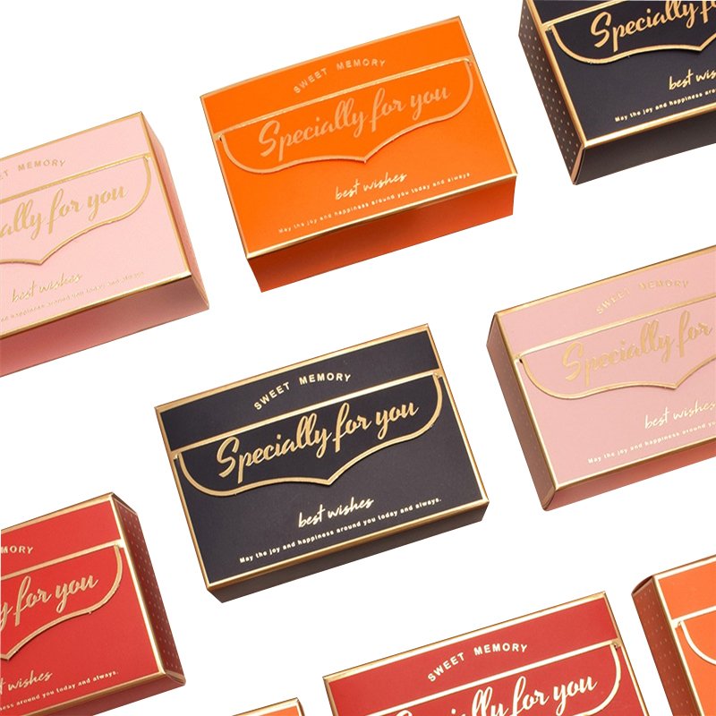 Custom Logo Box Gifts for Guests Candy Chocotale Packaging Paper Box for Your Wedding Coated Paper Valentines Day Favor 1000 Pcs