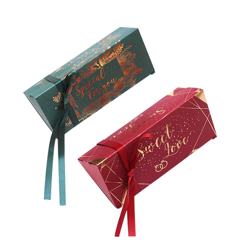 Custom Logo Box Gifts for Guests Candy Chocotale Packaging Paper Box for Your Wedding Coated Paper Valentines Day Favor 1000 Pcs
